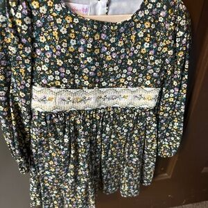 l Kids Dress in Green and Yellow